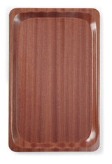 HENDI serveringsbricka, rektangulär, non-slip, laminated, AmerBox, Mahogany, 430x610mm