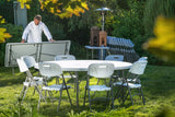 HENDI Buffet table, rund, AmerBox, vit, ⌀1500x(H)740mm, rund