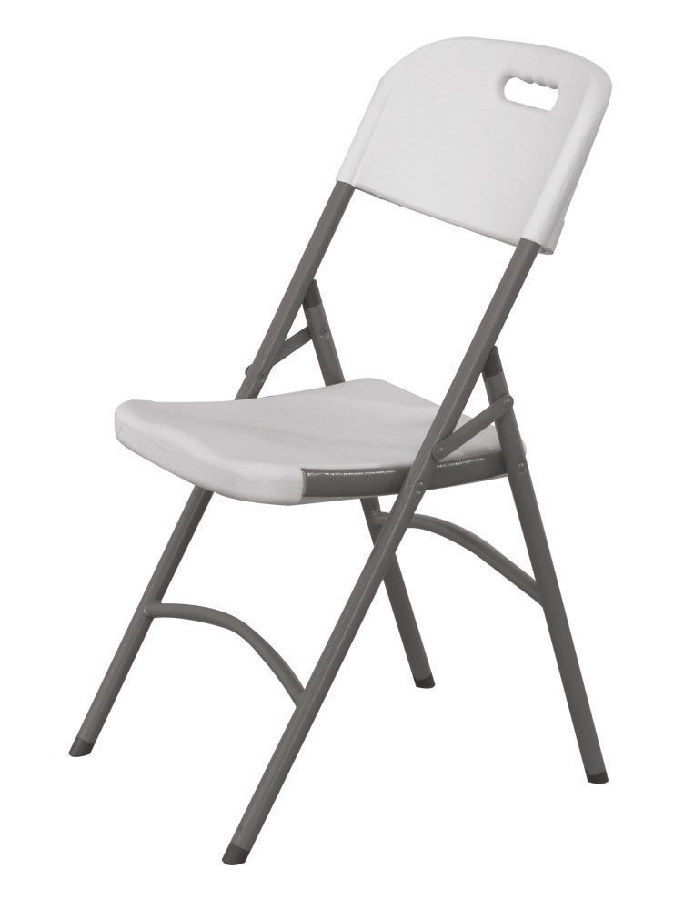 HENDI Catering chair, AmerBox, max. load 175 kg., vit, 540x440x(H)840mm