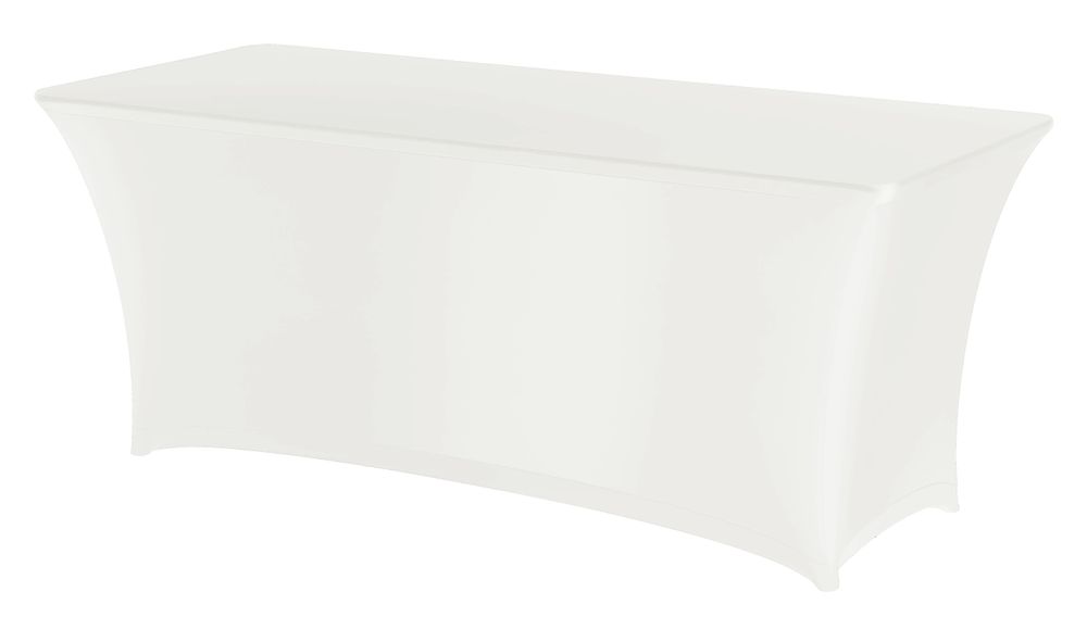 HENDI Table cover, rektangulär, HENDI, Kitchen Line, 810934, vit, 1200x760x(H)730mm