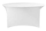 HENDI Table cover, rund, HENDI, Kitchen Line, 817407, vit, ⌀1800x(H)760mm