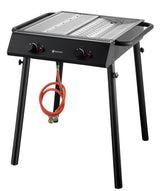 HENDI Xantos svart Gas grill, HENDI, svart, 9,5kW, 770x710x(H)870mm