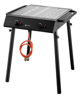 HENDI Xantos svart Gas grill, HENDI, svart, 9,5kW, 770x710x(H)870mm