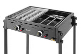 HENDI Gas grill Roast-Master Pro svart, HENDI, svart, 11,6kW, 790x560x(H)900mm
