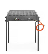 HENDI Gas grill Roast-Master Pro svart, HENDI, svart, 11,6kW, 790x560x(H)900mm