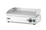 HENDI Griddle ribbed, HENDI, Kitchen Line, 230V/2400W, 527x404x(H)233mm