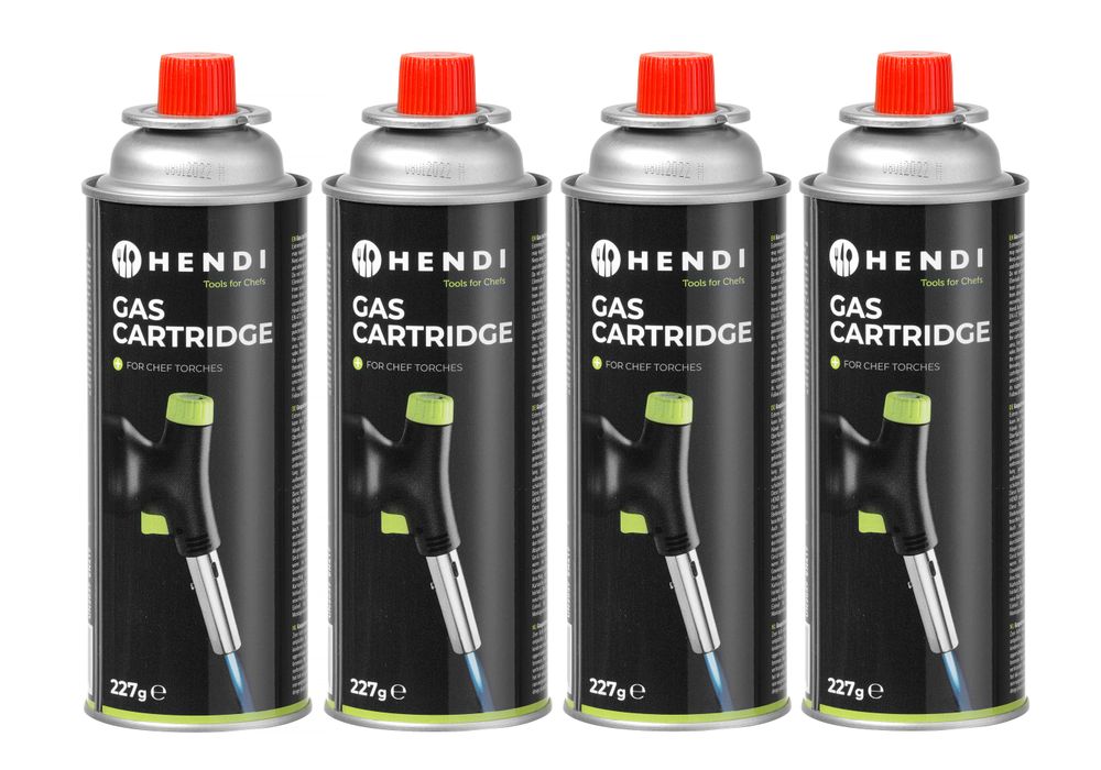 HENDI LPG gas cartridge, HENDI, 4 pcs., ⌀68x(H)190mm