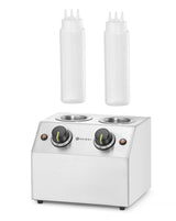 HENDI Sauce warmer, HENDI, Single - 1x0,65L, 0,65L, 220-240V/200W, 202x280x(H)315mm
