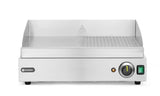 HENDI Griddle half ribbed, HENDI, Profi Line, 230V/2400W, 527x404x(H)233mm