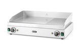 HENDI Griddle 1/3 ribbed, HENDI, Profi Line, 230V/3500W, 697x474x(H)241mm