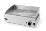 HENDI Griddle, ribbed, HENDI, Profi Line, 230V/2400W, 527x404x(H)233mm