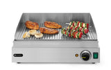 HENDI Griddle, ribbed, HENDI, Profi Line, 230V/2400W, 527x404x(H)233mm