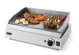 HENDI Griddle, ribbed, HENDI, Profi Line, 230V/2400W, 527x404x(H)233mm