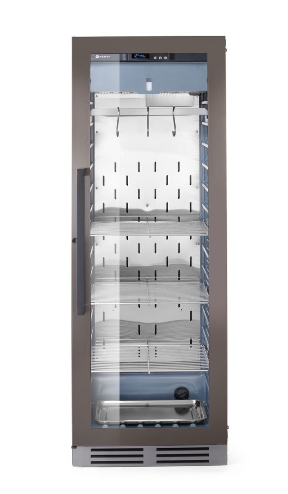 HENDI Dry aging cabinet, Arktic, 352L, Dark grey, 230V/170W, 710x595x(H)1720mm