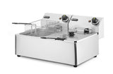 HENDI fritös Kitchen Line - 2x 6L, HENDI, Kitchen Line, 12L, 230V/6600W, 550x430x(H)305mm
