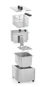 HENDI fritös Profi Line, 8 l, HENDI, Profi Line, 8L, 230V/3500W, 305x460x(H)369mm