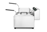 HENDI fritös, 2x8 L, HENDI, Profi Line, 16L, 230V/7000W, 605x460x(H)369mm