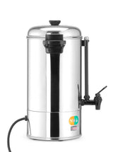 HENDI Hot drinks boiler, HENDI, 9L, Silver, 230V/2200W, 340x227x(H)468mm
