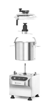 HENDI skål cutter, elektrisk, HENDI, Profi Line, 5 kg, Silver, 230V/800W, 377x350x(H)520mm