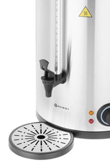 HENDI Hot drinks boiler dubbel-walled, HENDI, ≈ 60 cups in 40 min., 9L, 230V/1500W, 340x315x(H)430mm
