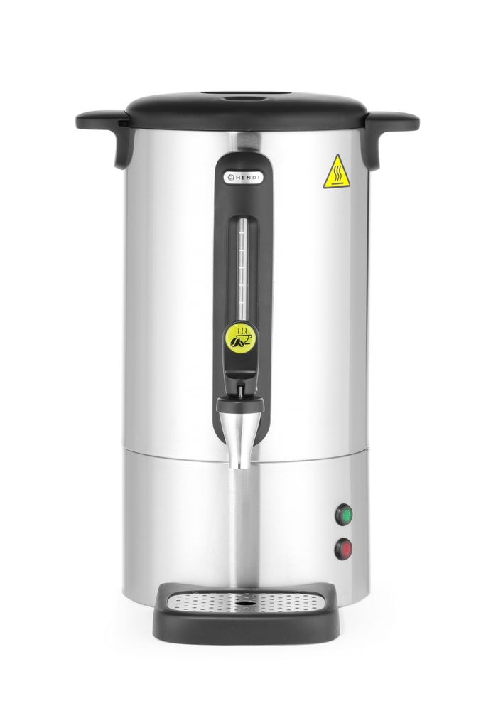 HENDI Percolator UNIQ, HENDI, designed by Robert Bronwasser, 7L, Silver, 230V/1050W, 307x330x(H)450mm