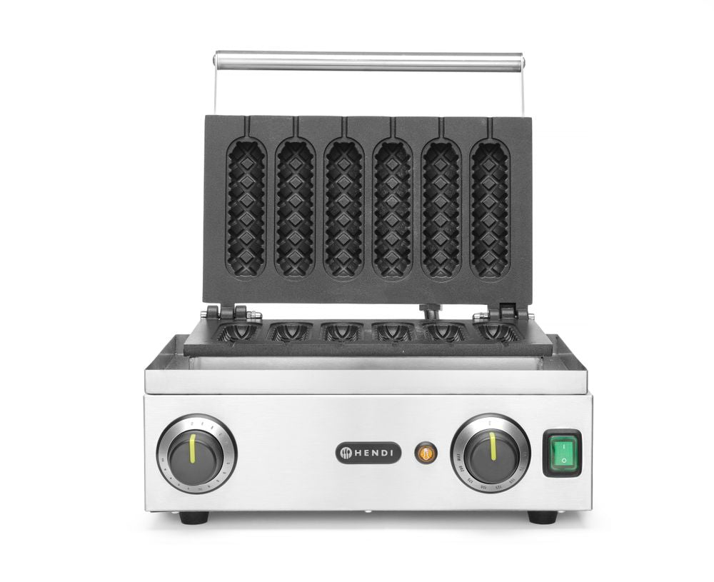 HENDI Waffle maker corn dog, HENDI, 230V/1550W, 390x378x(H)229mm