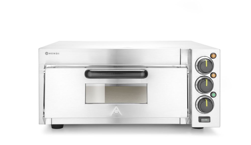 HENDI Pizza oven compact, HENDI, Silver, 230V/2000W, 580x560x(H)275mm