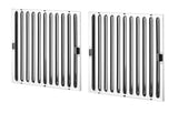 HENDI Wall-mounted extractor hood, bolted, HENDI, Silver, 1005x1000x(H)450mm, rektangulär