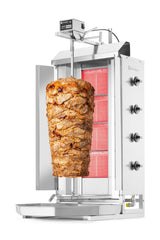 HENDI Gas kebab grill, HENDI, Profi Line, 230V/16W, 13kW, 735x745x(H)1110mm