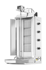 HENDI Gas kebab grill, HENDI, Profi Line, 230V/16W, 13kW, 735x745x(H)1110mm