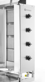 HENDI Gas kebab grill, HENDI, Profi Line, 230V/16W, 13kW, 735x745x(H)1110mm
