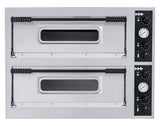 HENDI Pizza oven BASIC XL 44, HENDI, 2 chambers, 400V/12000W, 1000x955x(H)745mm