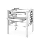 HENDI Stand för GN 1/1 ovens, HENDI, Millenial Smart Gastro, svart Mask Gastro, Touch Screen Gastro, 631x560x(H)770mm