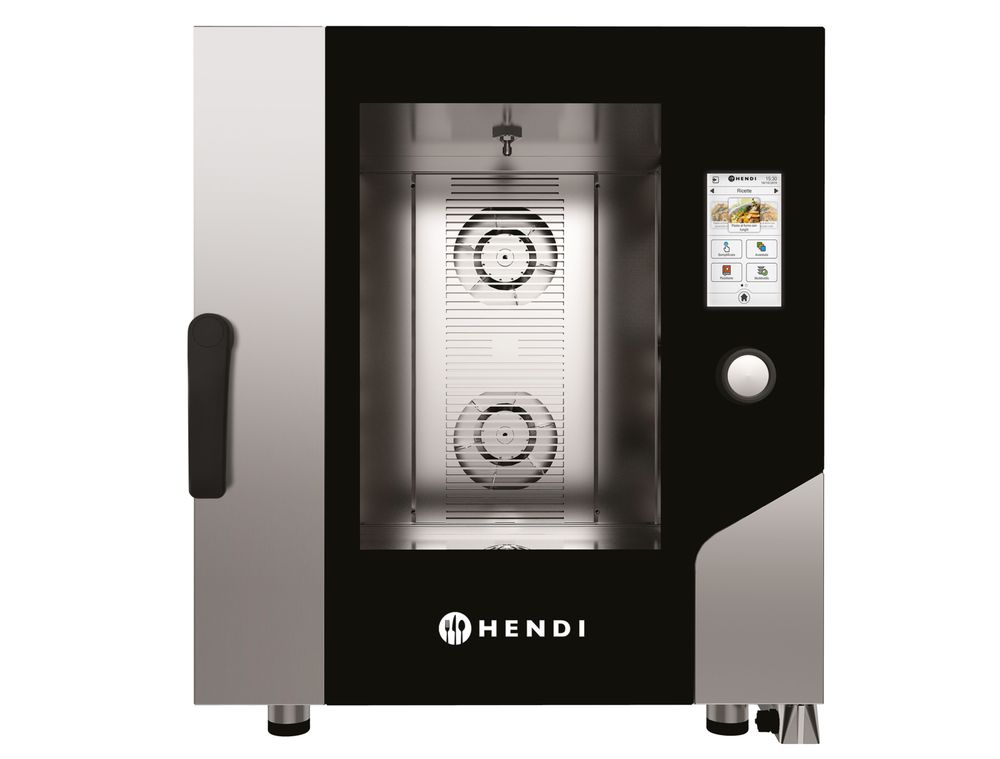 HENDI Convection steam oven Touch, 7 x GN 1/1, HENDI, 400V/11400W, 730x784x(H)850mm