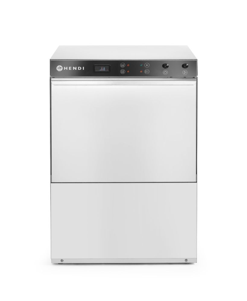 HENDI Dishwasher 50x50 - electromechanical control, HENDI, Budget Line, 400V/6600W, 570x600x(H)830mm
