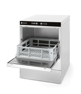 HENDI Glasswasher 40x40, electromechanical control, HENDI, Budget Line, 230V/2800W, 470x510x(H)710mm
