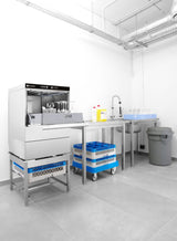 HENDI Dishwasher 50x50 - electronic control, HENDI, Kitchen Line, 400V/6600W, 570x600x(H)830mm