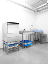 HENDI Dishwasher 50x50 - electronic control, HENDI, Kitchen Line, 400V/6600W, 570x600x(H)830mm