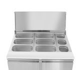HENDI Two door salad counter 300L, Arktic, 169L, 230V/310W, 700x915x(H)875mm