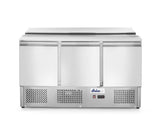 HENDI Three door salad counter 380L, Arktic, 253L, 230V/310W, 700x1380x(H)868mm