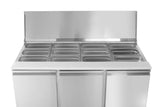 HENDI Three door salad counter 380L, Arktic, 253L, 230V/310W, 700x1380x(H)868mm