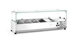 HENDI Refrigerated countertop server GN 1/3, Arktic, 4x GN 1/3, GN 1/3, 24L, 230V/180W, 400x1208x(H)456mm