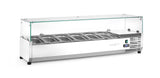 HENDI Refrigerated countertop server GN 1/3, Arktic, 4x GN 1/3, GN 1/3, 24L, 230V/180W, 400x1208x(H)456mm