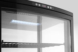 HENDI Refrigerated display cabinet, 270 l, Arktic, svart, 230V/290W, 520x550x(H)1870mm