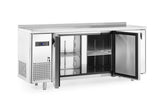HENDI Three door refrigerated counter Kitchen Line 390L, Arktic, Kitchen Line, 291L, 230V/270W, 600x1800x(H)840mm
