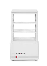 HENDI Refrigerated display cabinet, 58 l, Arktic, vit, 230V/170W, 406x452x(H)830mm