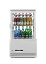 HENDI Refrigerated display cabinet, 58 l, Arktic, vit, 230V/170W, 406x452x(H)830mm