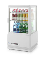 HENDI Refrigerated display cabinet, 58 l, Arktic, vit, 230V/170W, 406x452x(H)830mm