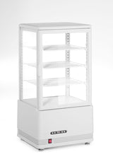 HENDI Refrigerated display cabinet, 68 l, Arktic, svart, 230V/170W, 397x444x(H)875mm