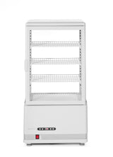 HENDI Refrigerated display cabinet, 68 l, Arktic, svart, 230V/170W, 397x444x(H)875mm